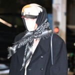 【フォト】「BIGBANG」G-DRAGON、シグニチャーのスカーフをかぶってベトナム・ハノイへ出国