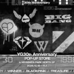 YG ENTERTAINMENT創立30周年記念！「BIGBANG」、「BLACKPINK」、「TREASURE」らの軌跡を体感できるPOP-UP STORE、10月18日（日）より渋谷・MIYASHITA PARKで開催！