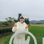 “夫は俳優イ・ワン”イ・ボミ、妊娠6か月目でもゴルフ…すでにDラインが隠せないね