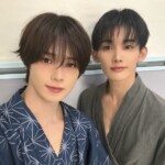 「&TEAM」K＆JO、爽やかで初々しい浴衣のツーショット…「夏締めくくりました」