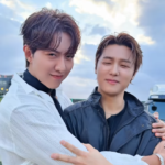 「CNBLUE」ミンヒョク＆ジョンシン、「INFINITE」の「Be Mine」に合わせてショートコント？…仲の良さが微笑み誘う（動画あり）